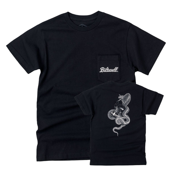 BILTWELL T-Shirt Cobra Tee Black