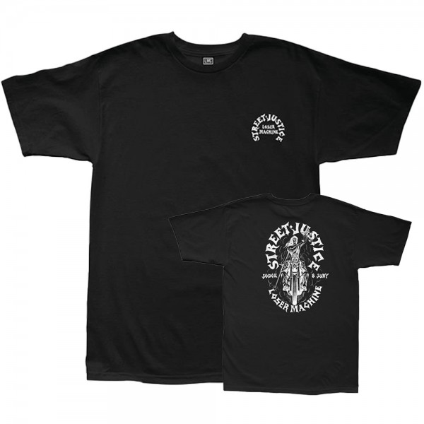 LOSER MACHINE COMPANY T-Shirt Street Justice in Black