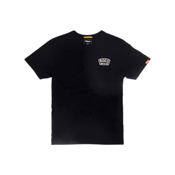 ROEG T-Shirt Shield black and white