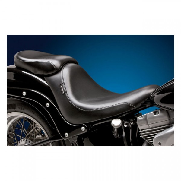 LEPERA Sitz Silhouette Deluxe solo seat. Smooth - 06-17 Softail (excl. Deuce) with 200mm tire (f