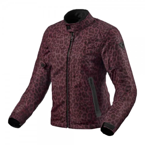 REV'IT Womens Jacket Shade H2O leopard red